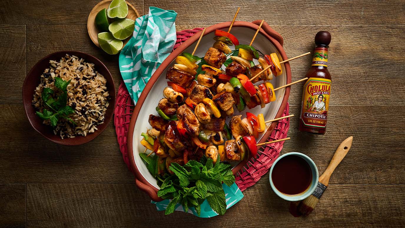 Chipotle Pork Skewers