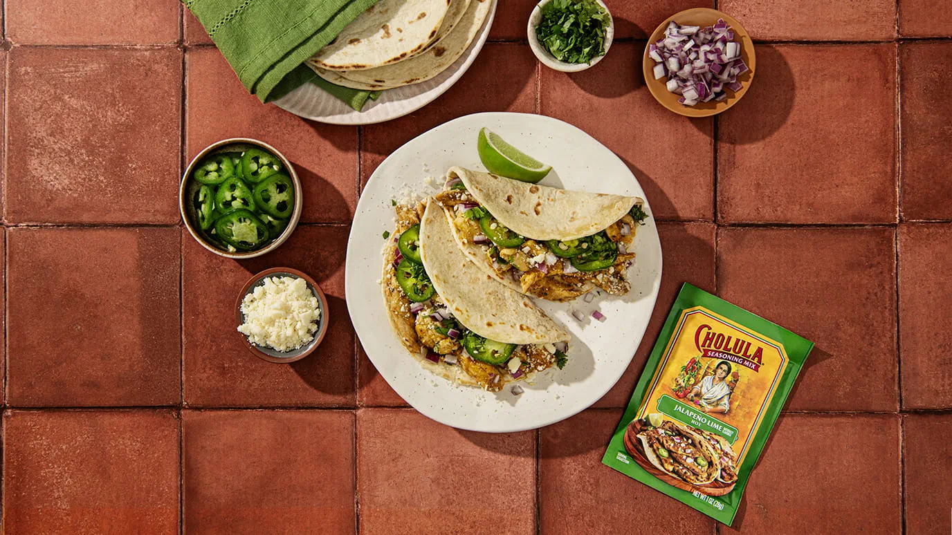 Jalapeno Lime Chicken Tacos