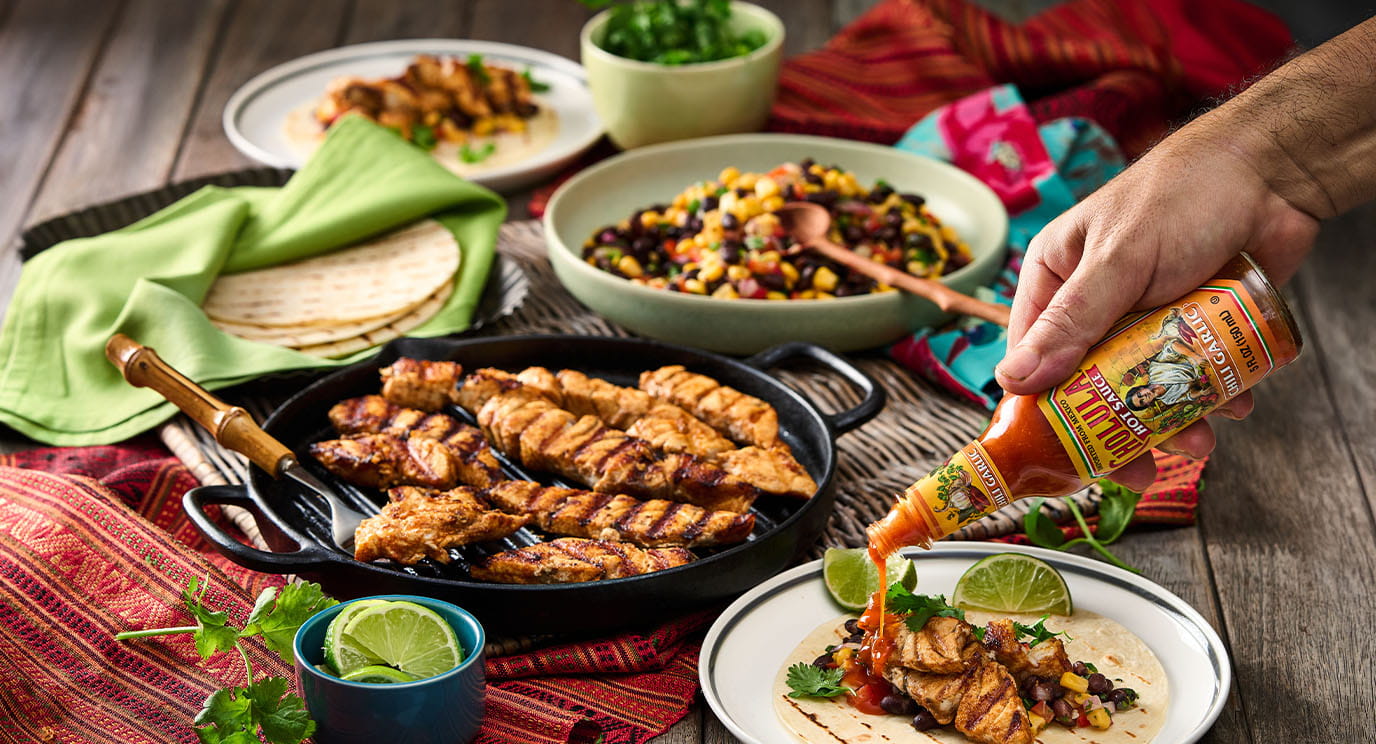 Fish Tacos with Black Bean and Corn Salsa