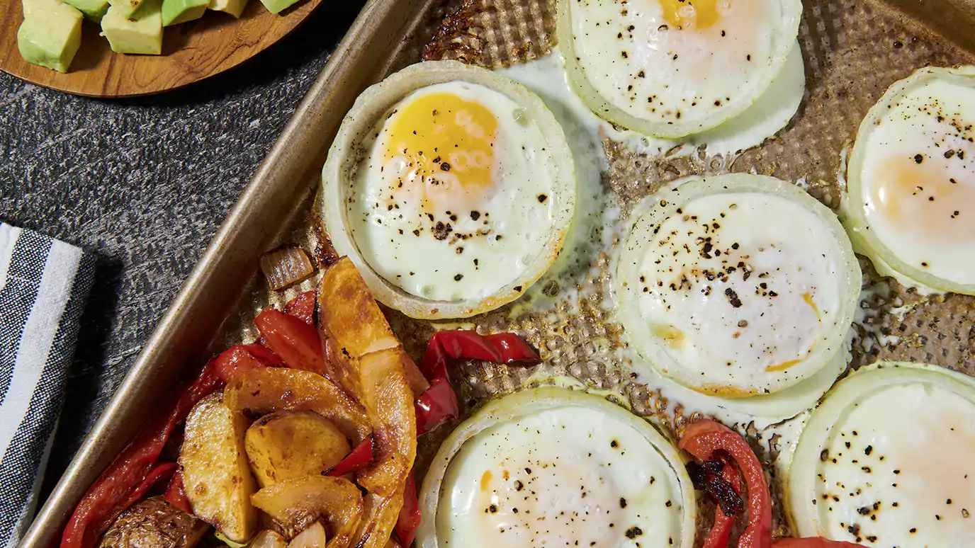 Sunny Side Eggs and Breakfast Potatoes